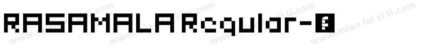 RASAMALA Regular字体转换